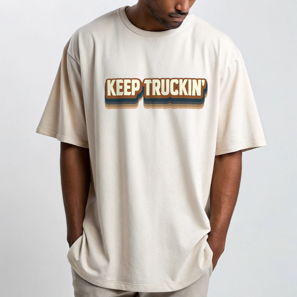 Unisex Oversized Classic T-Shirt | KEEP TRUCKIN'