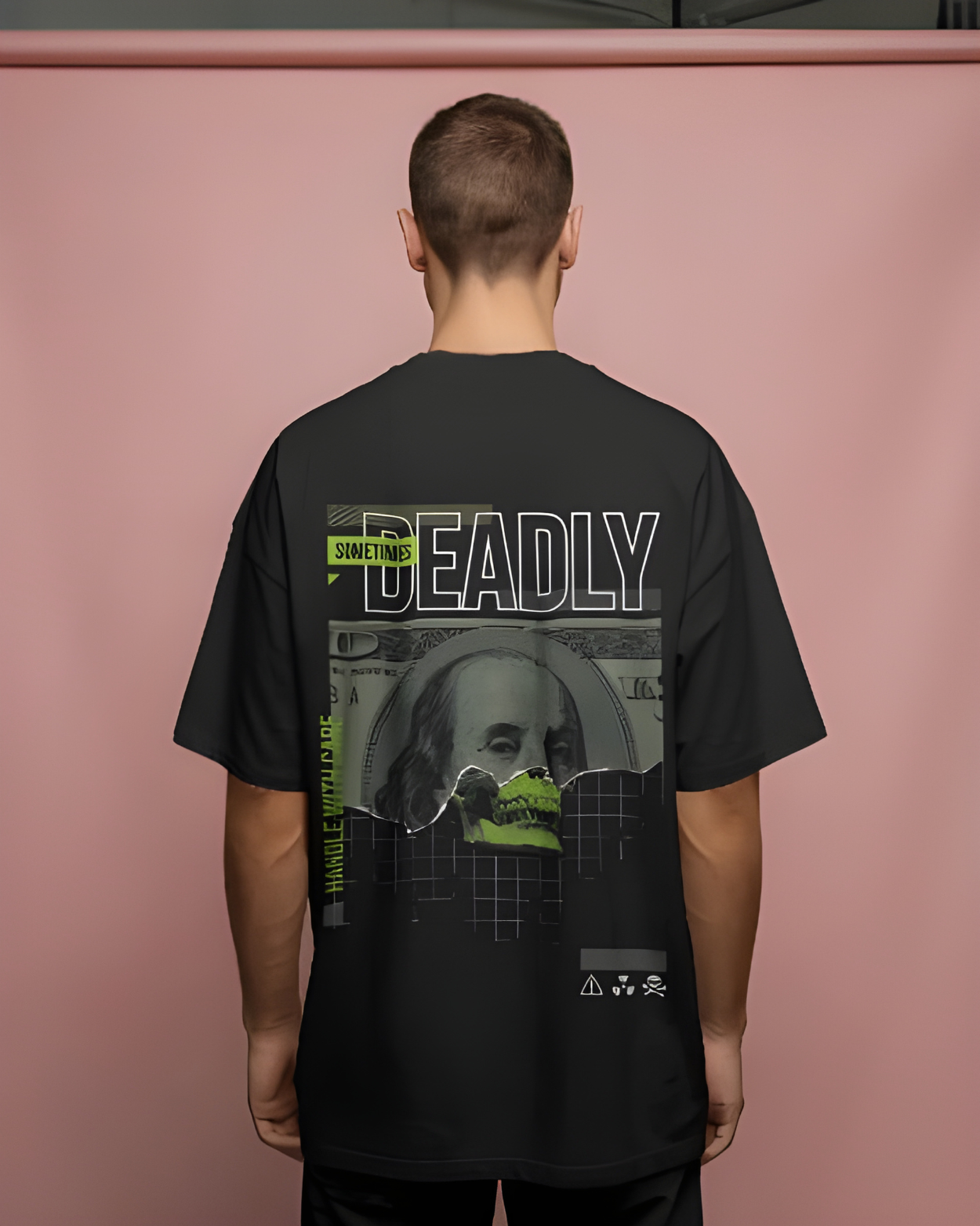 Oversized T-Shirt | Unisex Black Streetwear Tee