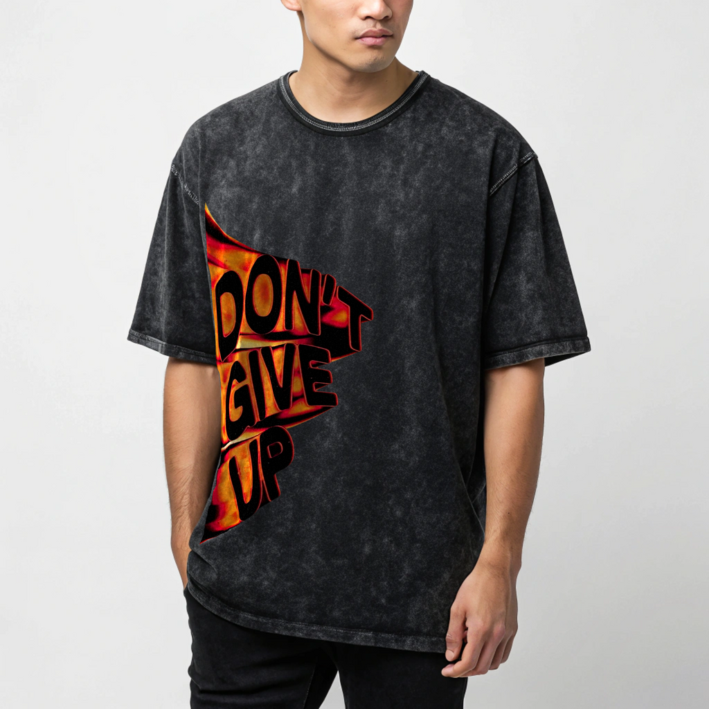 Unisex Acid Washed Oversized T-Shirt | Vintage Streetwear Tee | 240 GSM Heavyweight Cotton