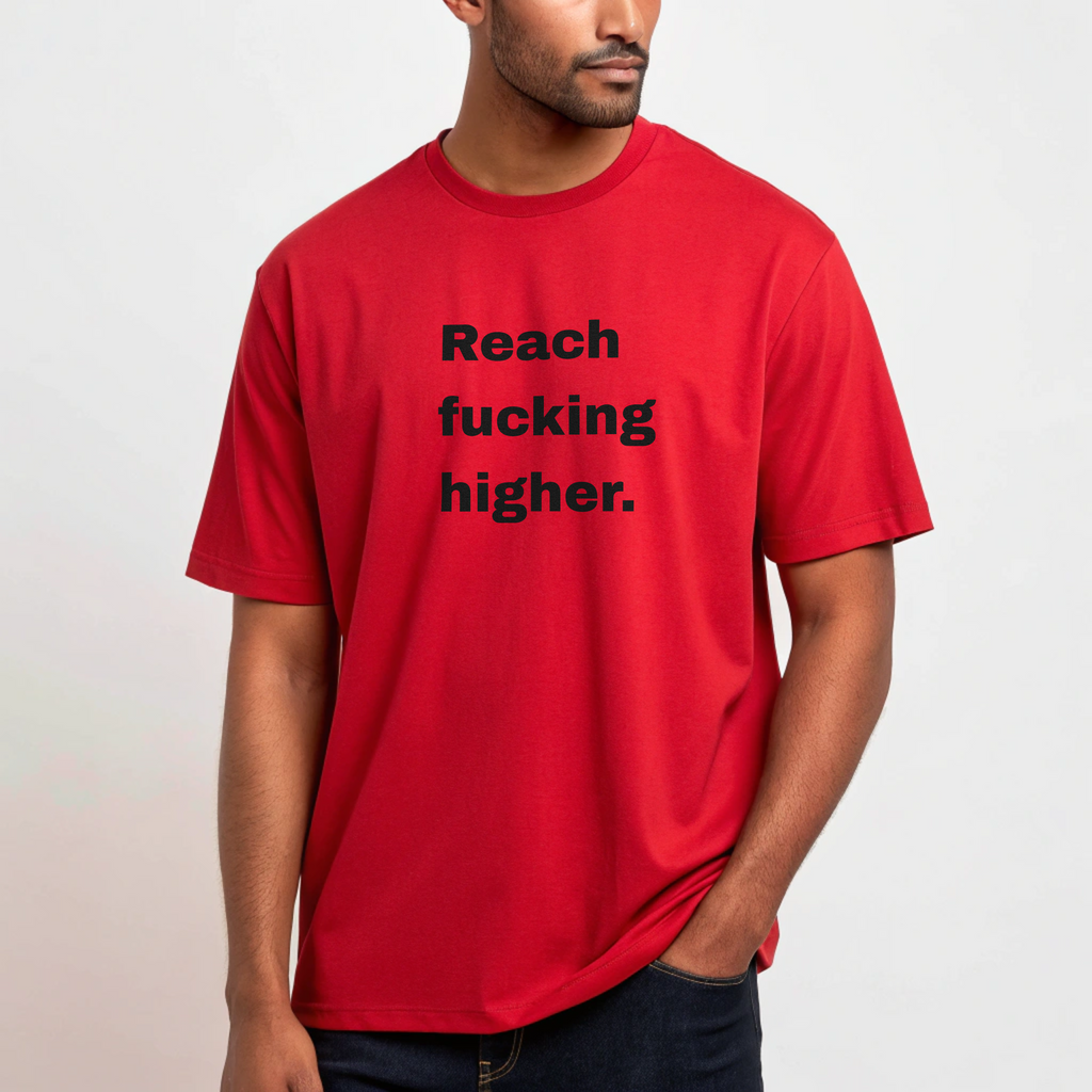 Unisex Oversized Terry Tee – Bold Graphic T-Shirt