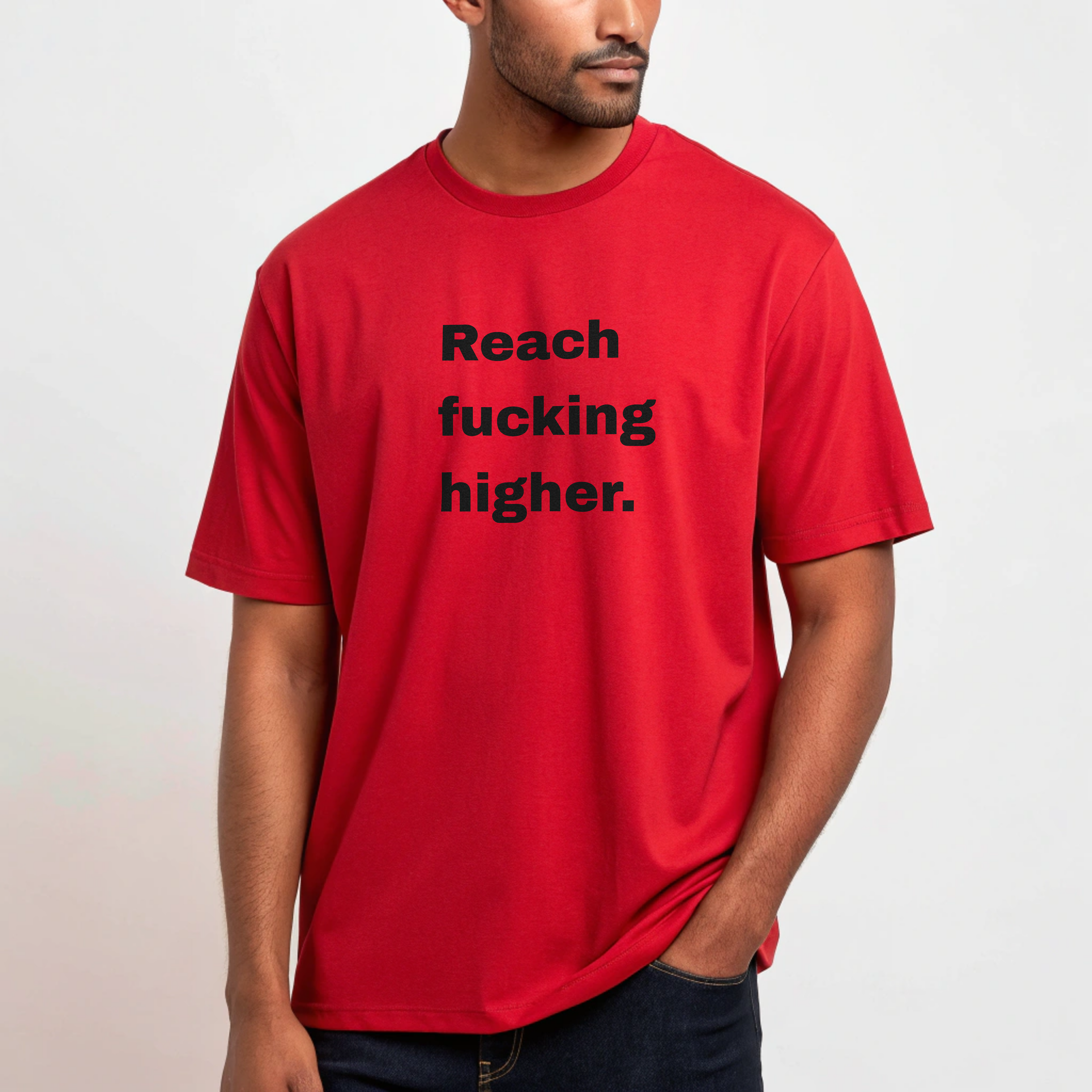 Unisex Oversized Terry Tee – Bold Graphic T-Shirt