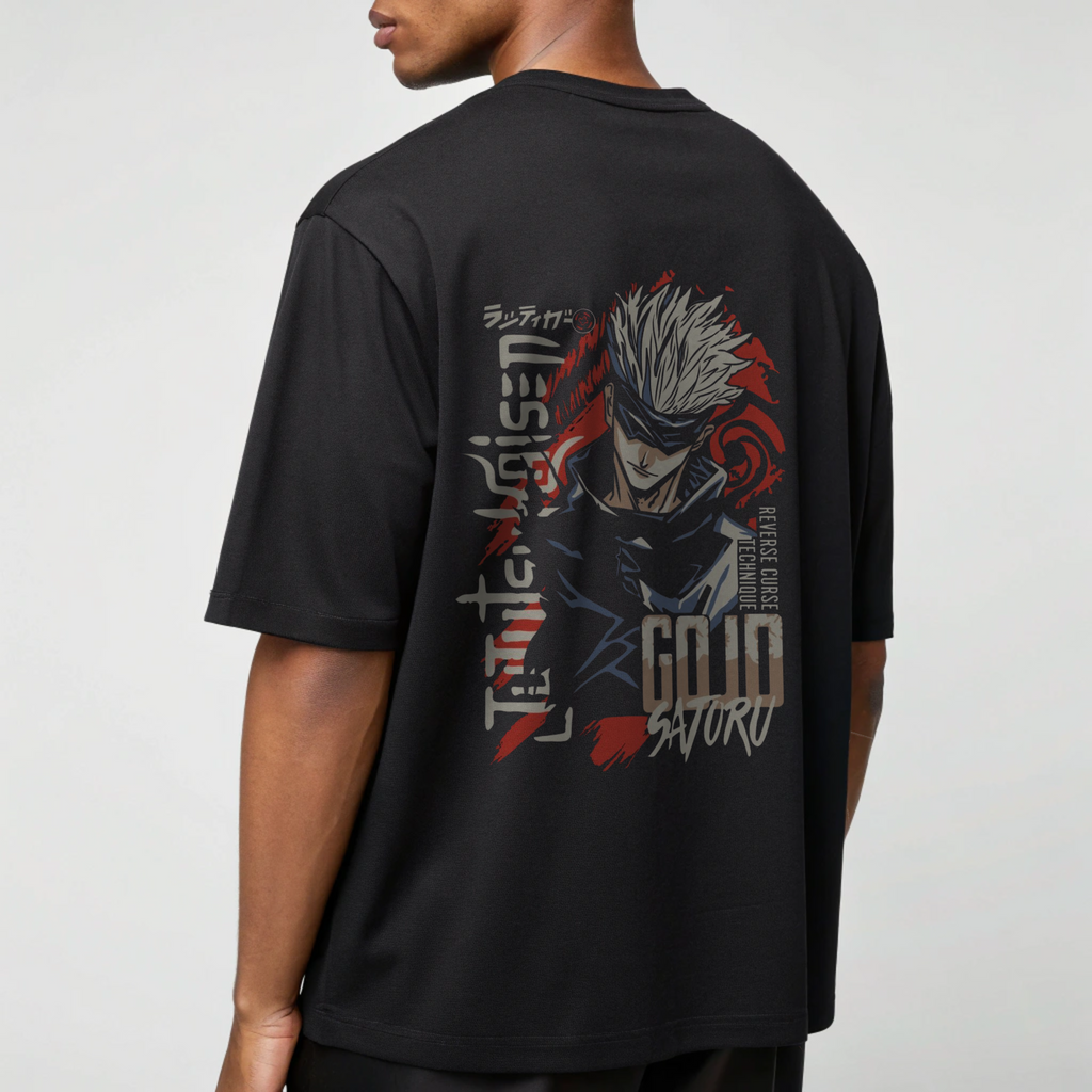 Gojo Satoru Oversized T-Shirt – Jujutsu Kaisen Edition