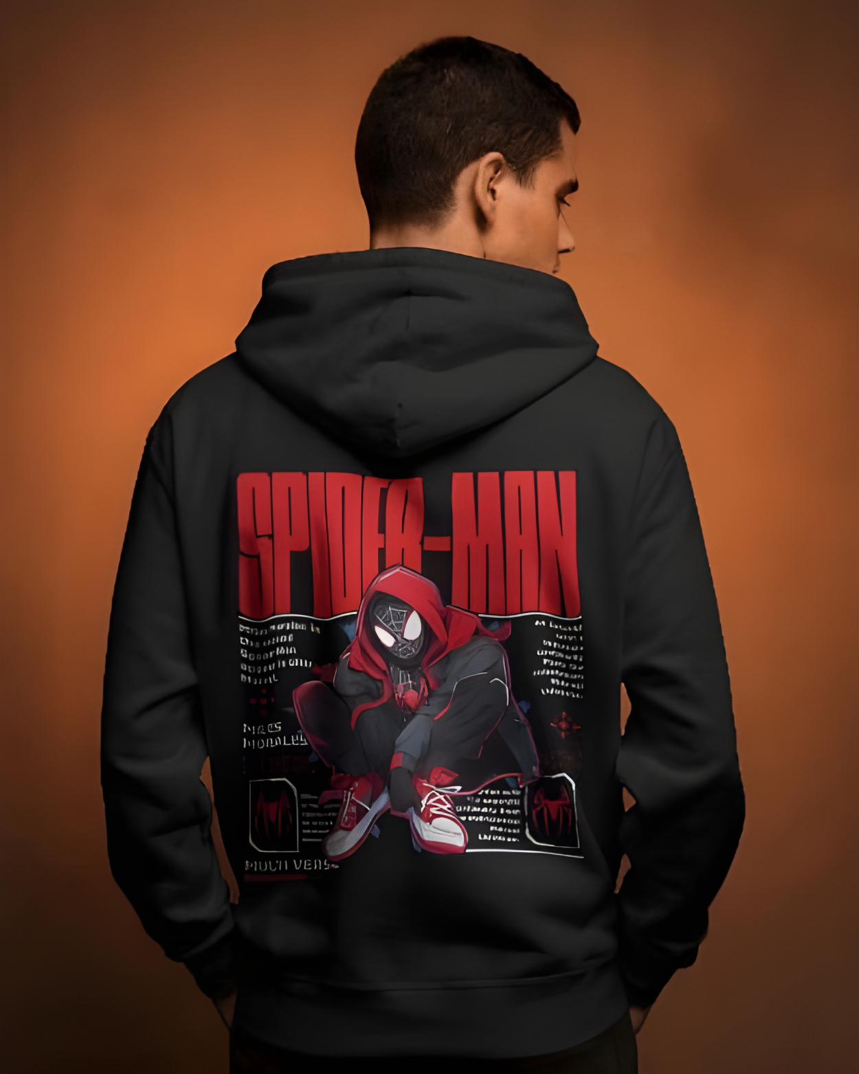 Unisex Spider-Man Oversized Hoodie | 400 GSM Heavyweight Cotton